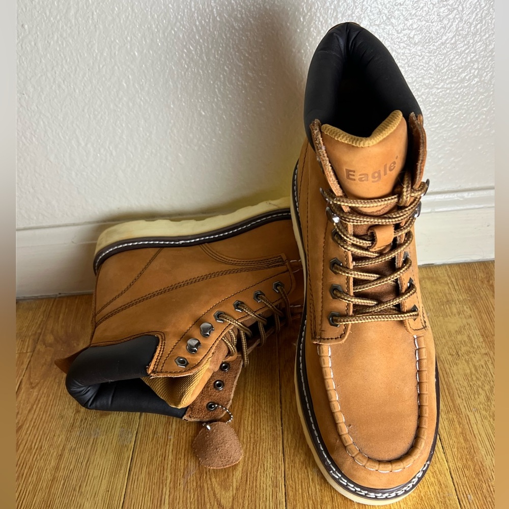EAGLE 618C NEW BROWN LEATHER BOOTS
